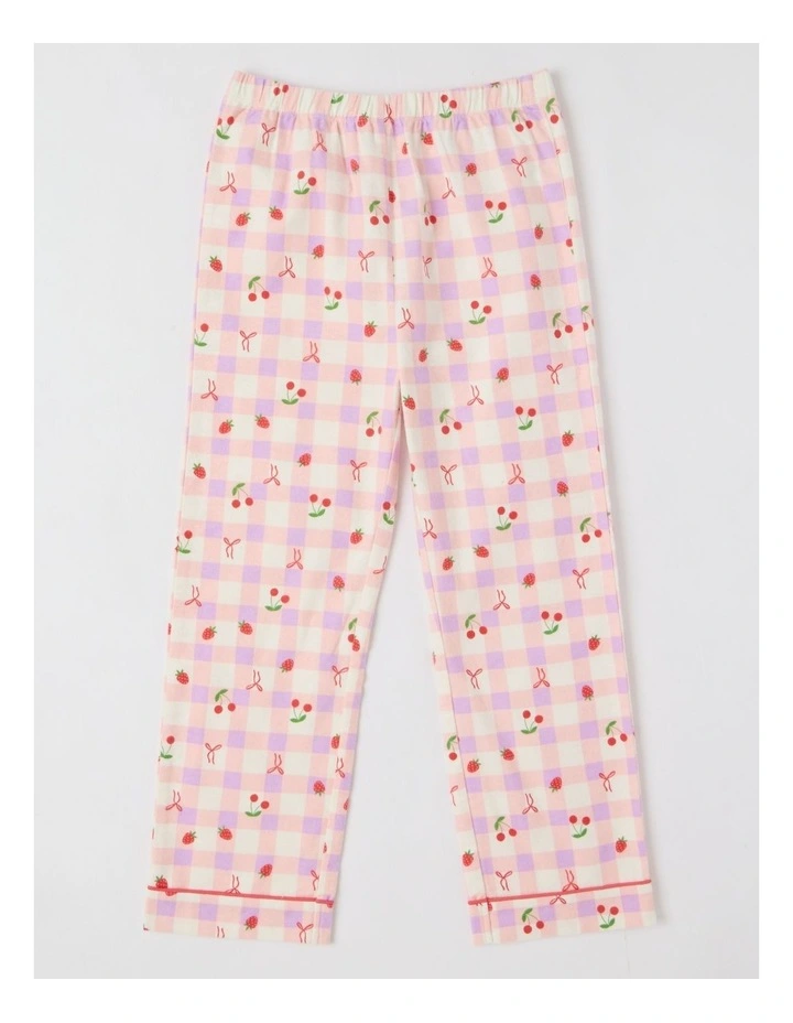 Woven Gingham Pyjamas in Assorted image 4
