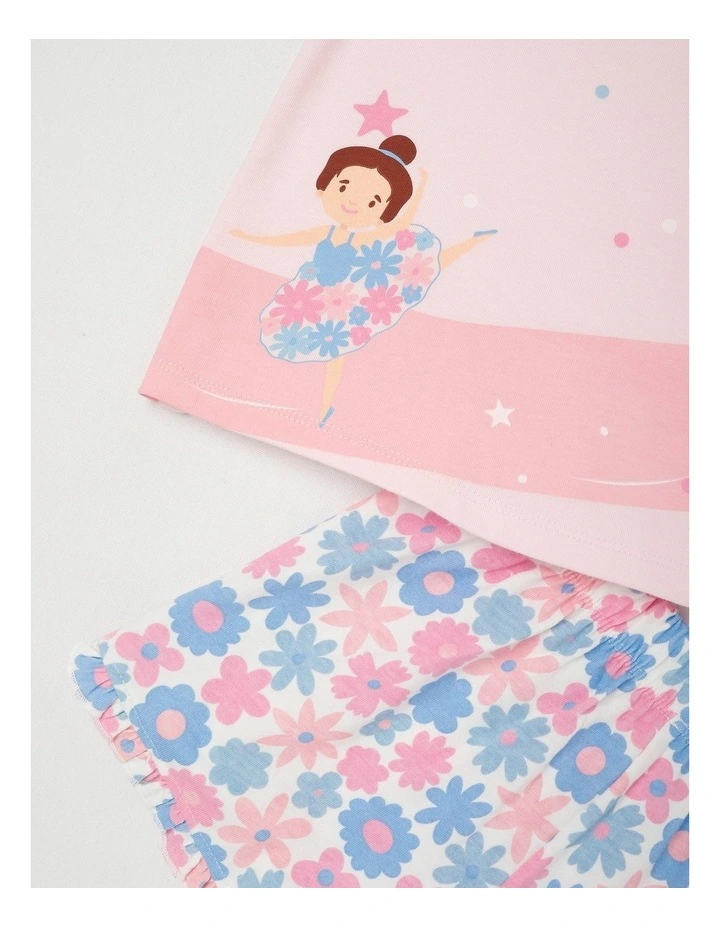 Ballerina Flutter Sleeve Pyjamas in Light Pink image 4