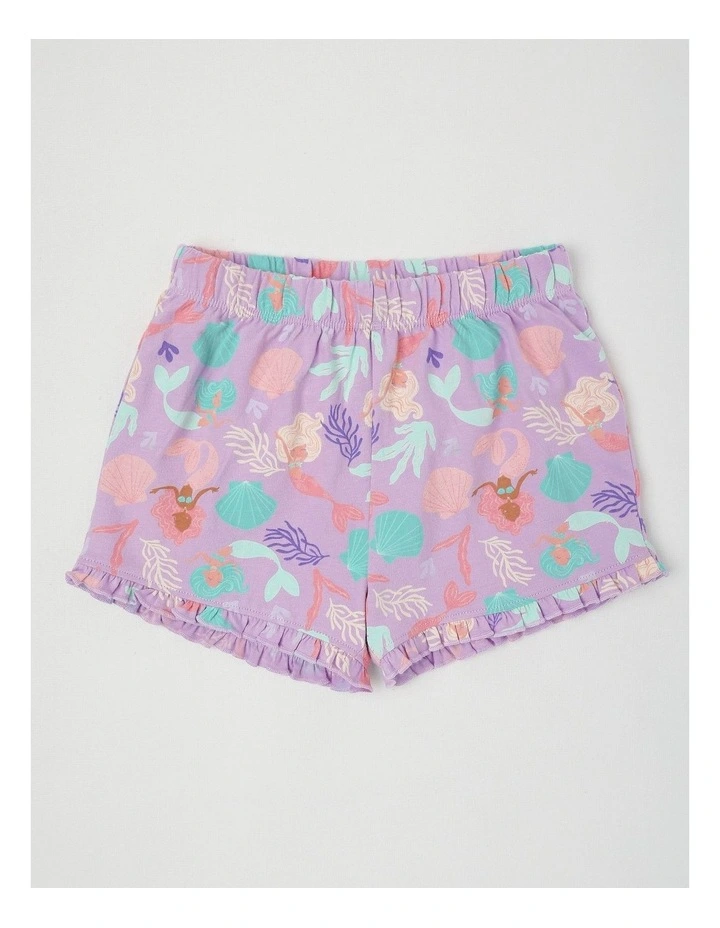 Mermaid Flutter Sleeve Pyjamas in Lavender image 5