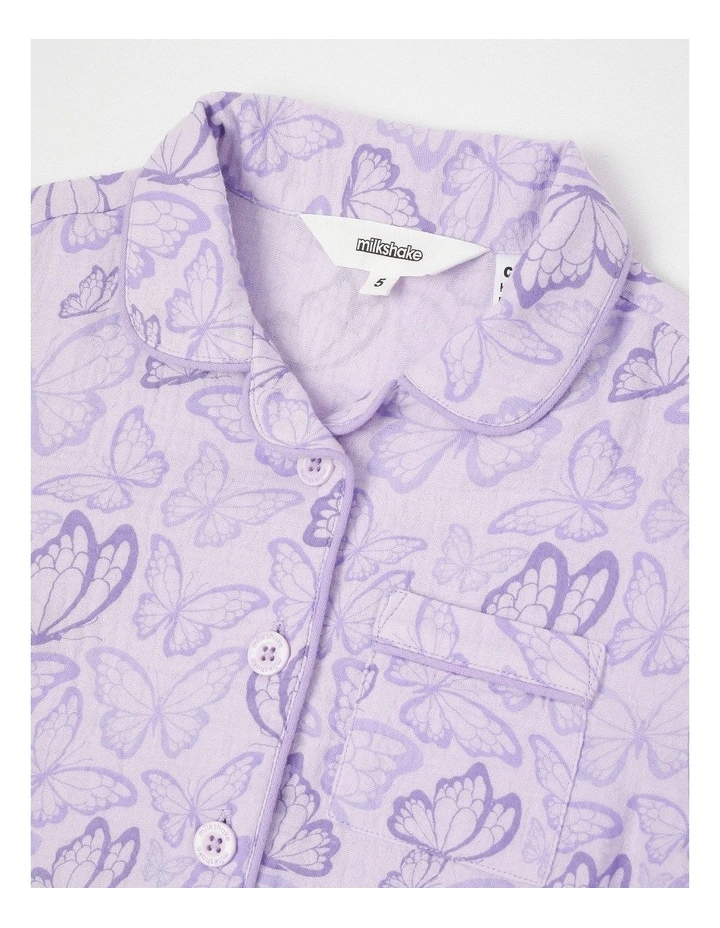 Butterfly Cheesecloth Pyjamas in Assorted image 2