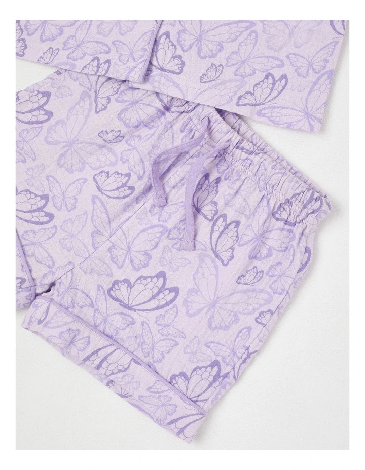Butterfly Cheesecloth Pyjamas in Assorted image 4