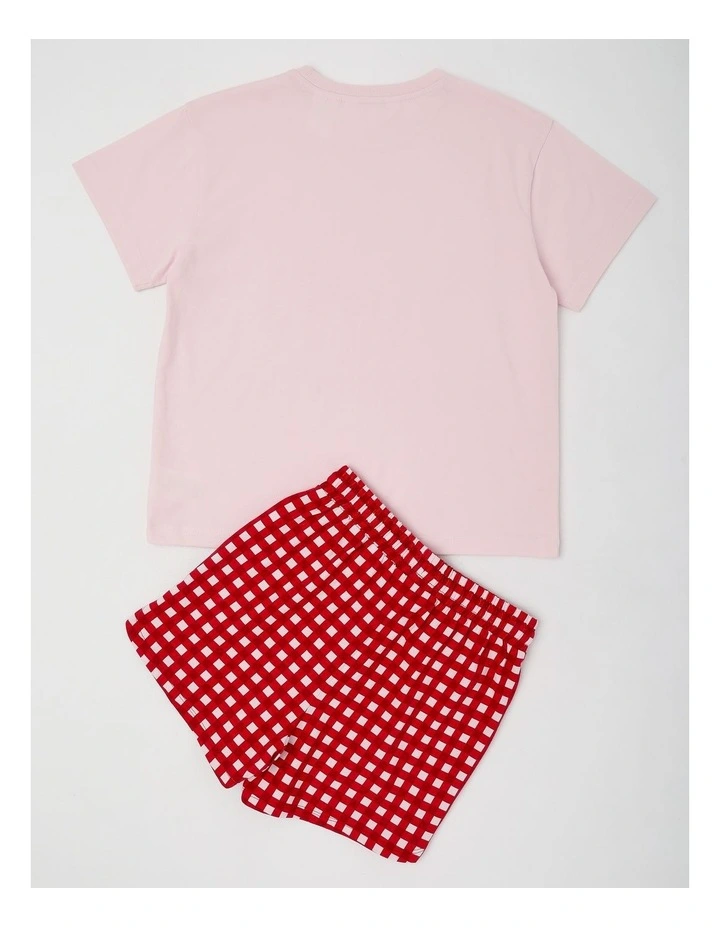 Ice Cream Jersey Pyjamas in Dusty Pink image 3