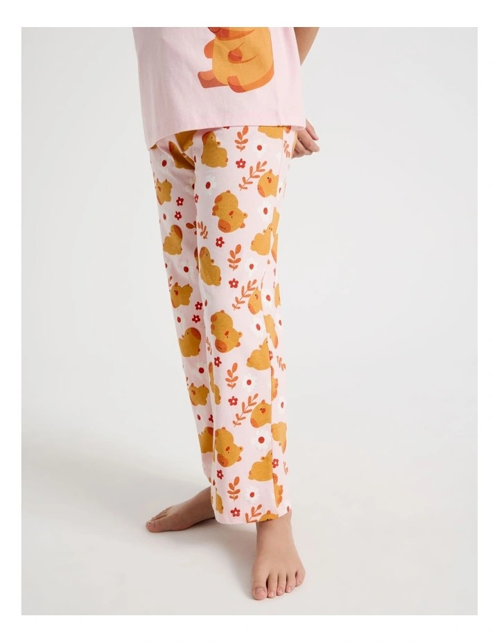 Capybara Pyjamas in Dusty Pink image 5