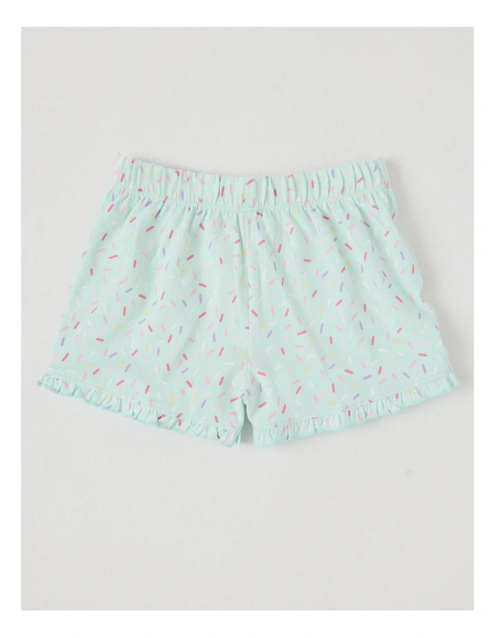 Ice Cream Flutter Sleeve Pyjamas in Pale Pink image 4