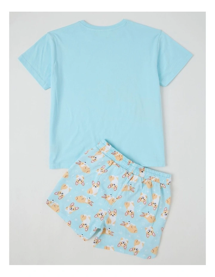 Corgi Jersey Pyjamas in Blues image 3