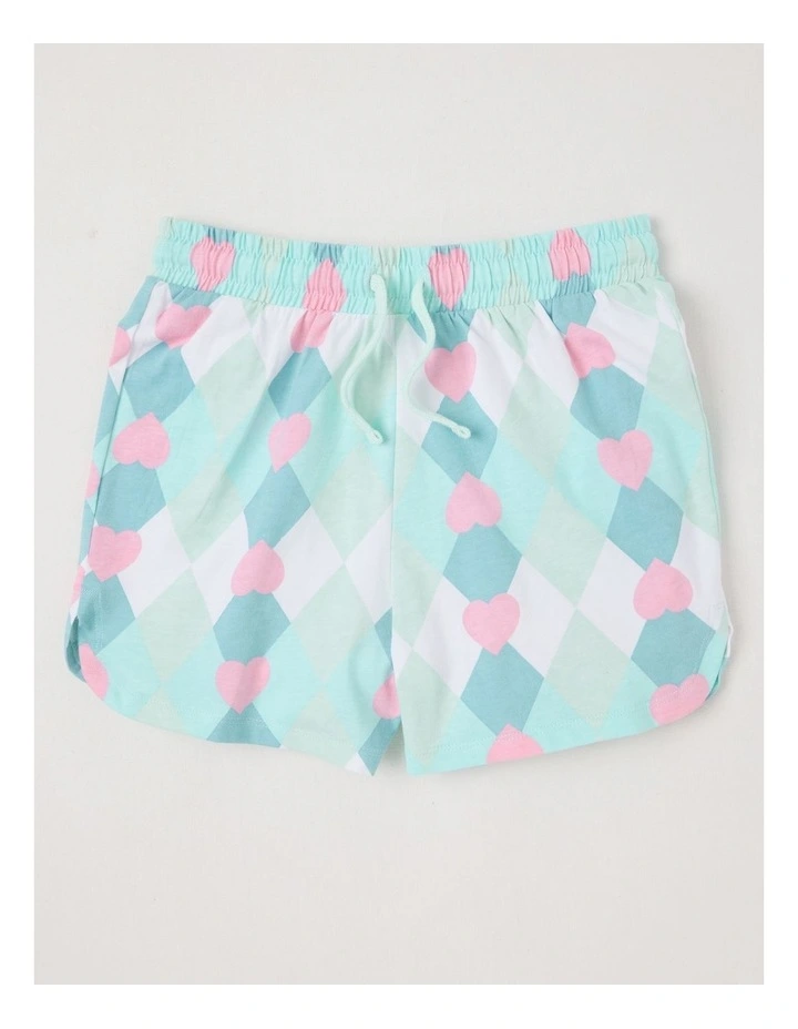 Argyle Jersey Pyjamas in Aquamarine image 4
