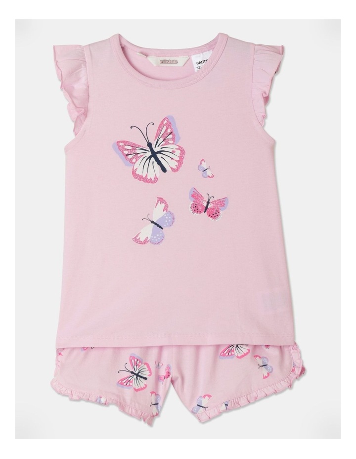 Butterfly Pyjama Set in Pale Pink