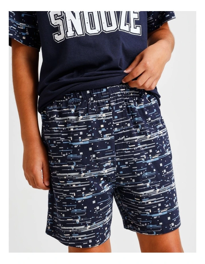 Hit Snooze Pyjama Set in Dusty Blue image 3