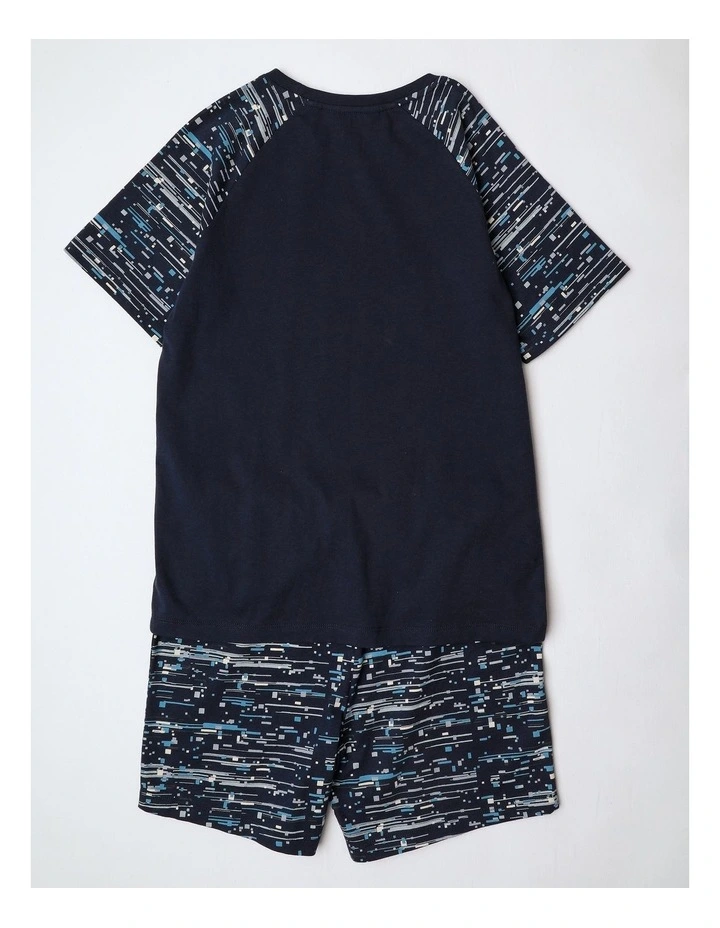 Hit Snooze Pyjama Set in Dusty Blue image 3