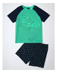 Game Controller Pyjama Set in Green
