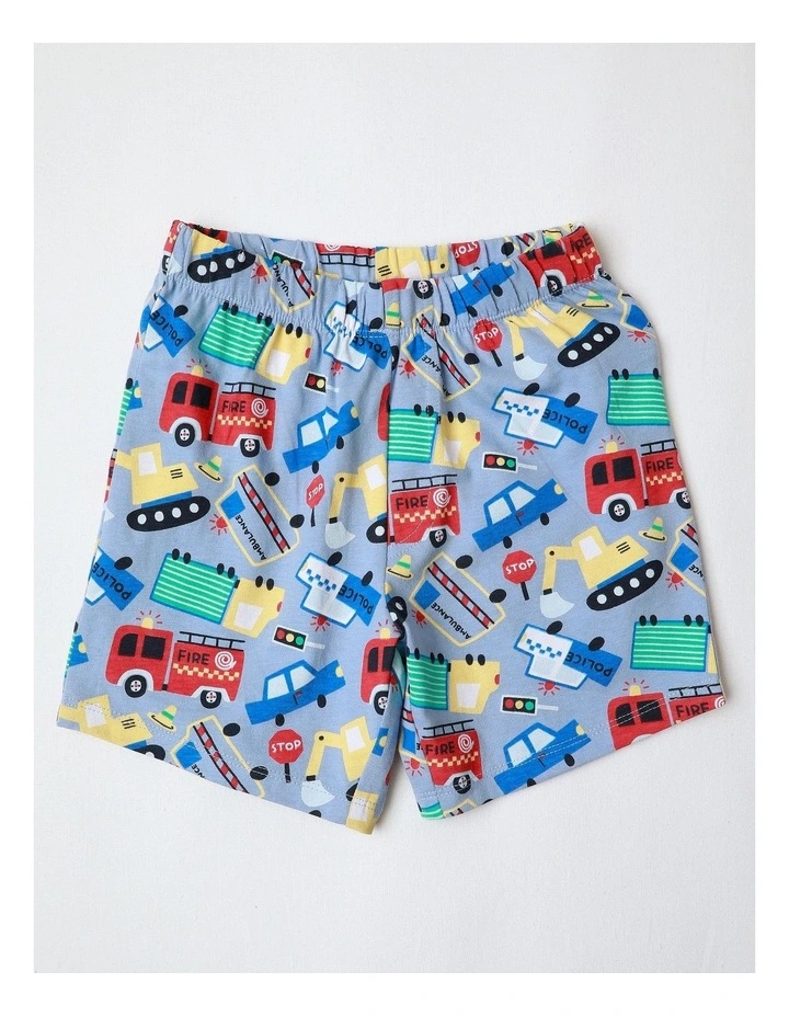 Transport Knit Pyjamas in Sky Blue image 4