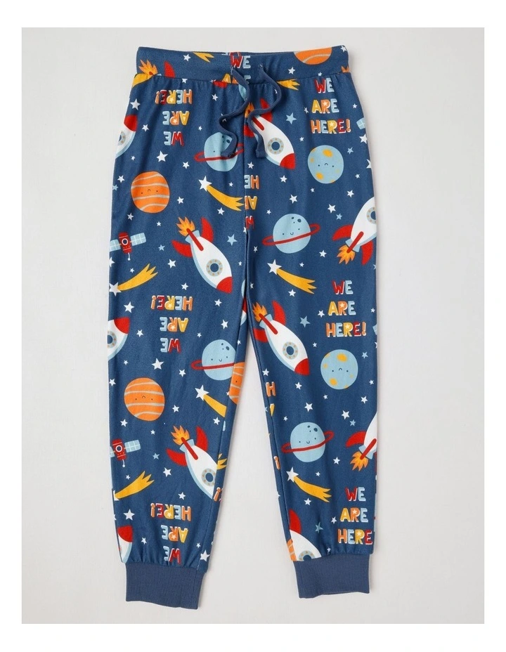 Cosy Knit Space Pyjamas in Mustard image 5