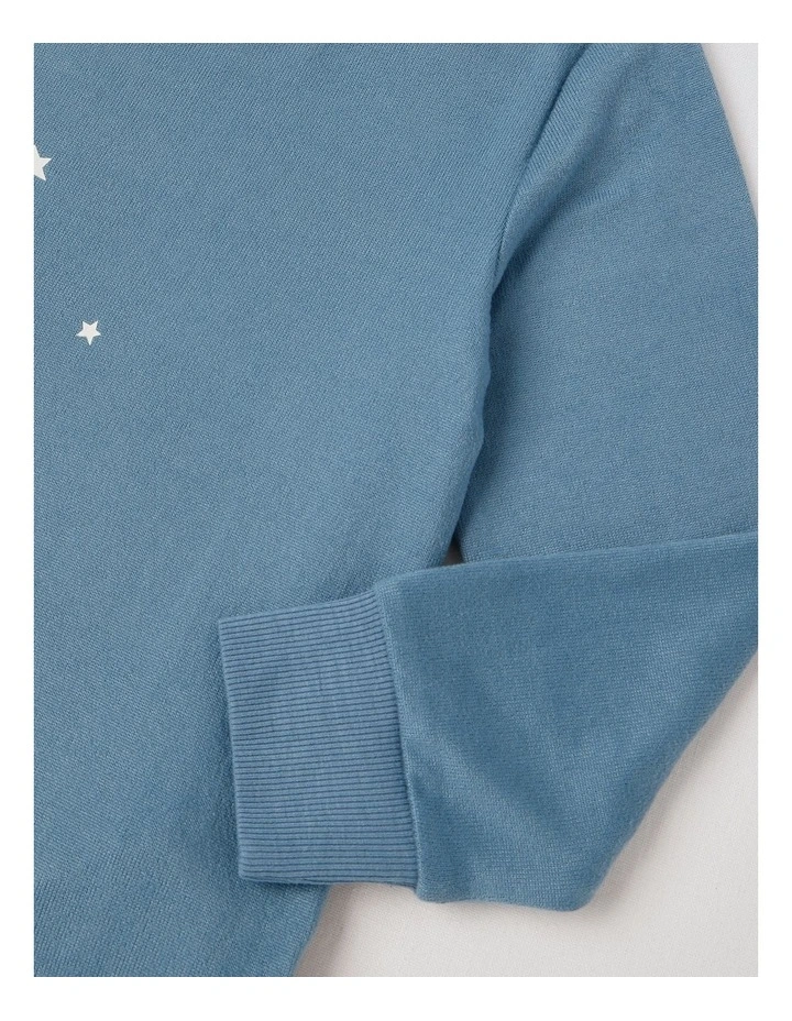 Cosy Knit Space Pyjamas in Mustard image 6