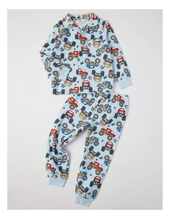 Woven Cars Pyjamas in Blue