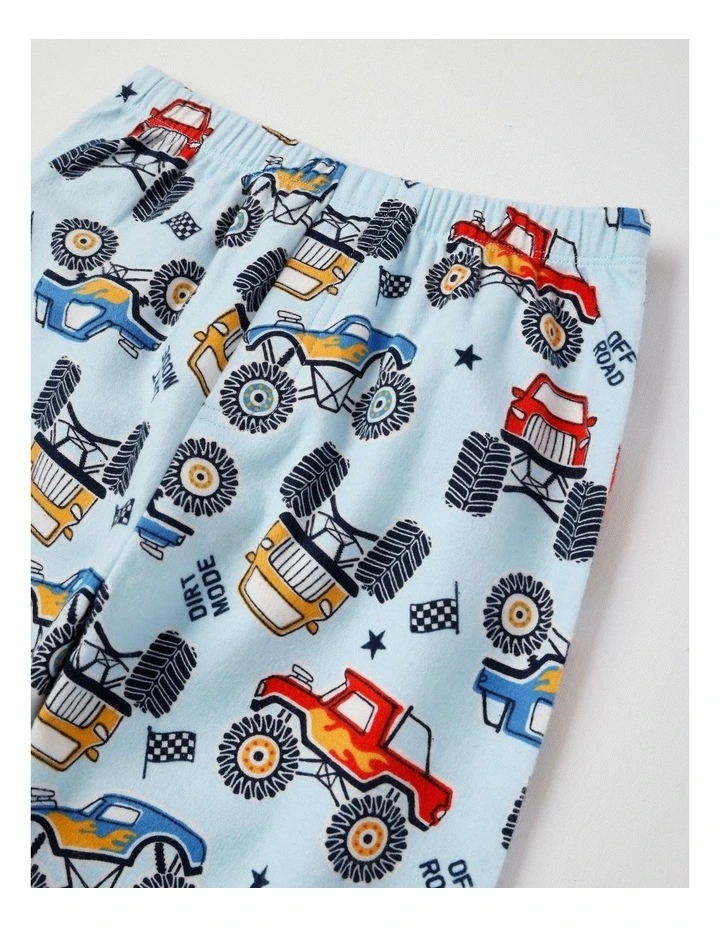 Woven Cars Pyjamas in Blue image 4