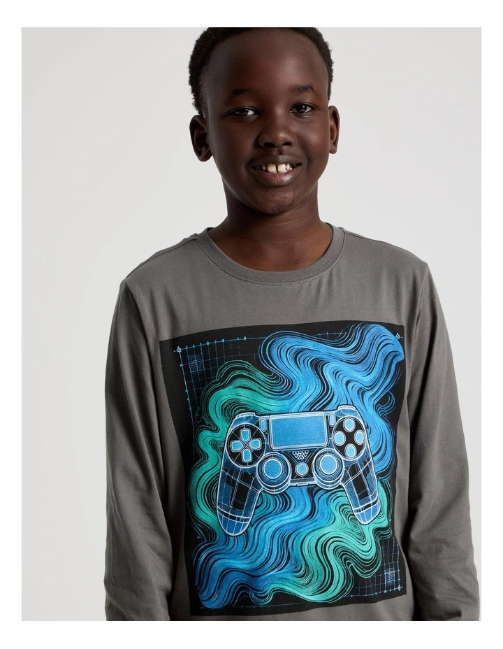 Knit Gaming Pyjamas in Grey image 3