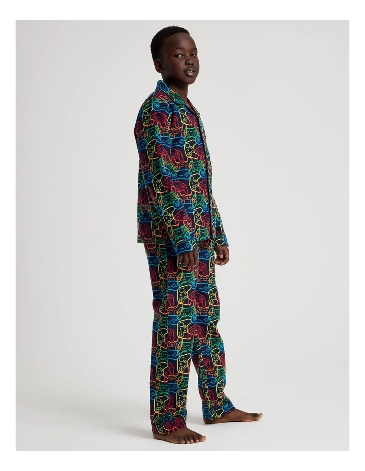 Woven Controller Pyjamas in Assorted image 2