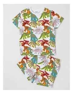 Dino Jersey Pyjamas in Assorted