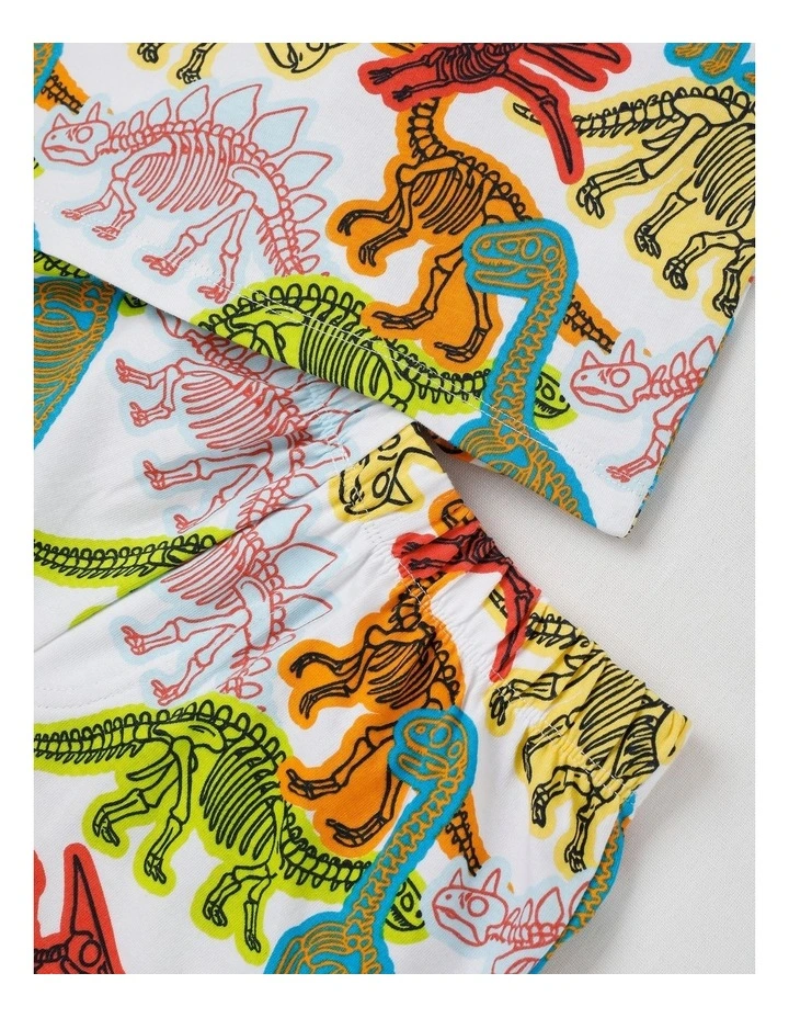 Dino Jersey Pyjamas in Assorted image 4