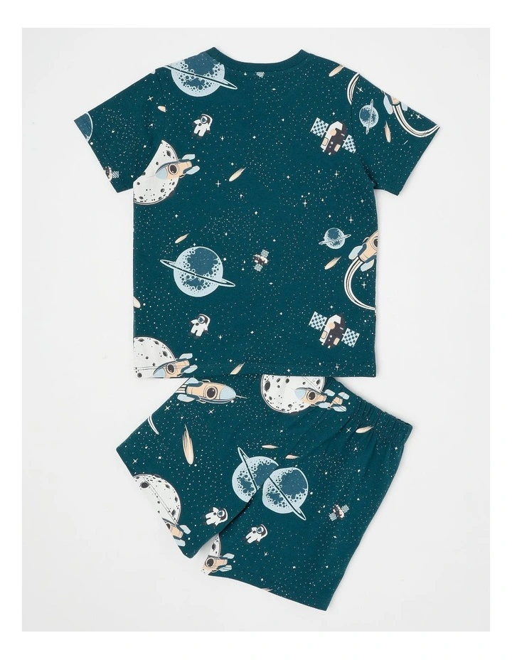 Space Jersey Pyjamas in Blue image 4