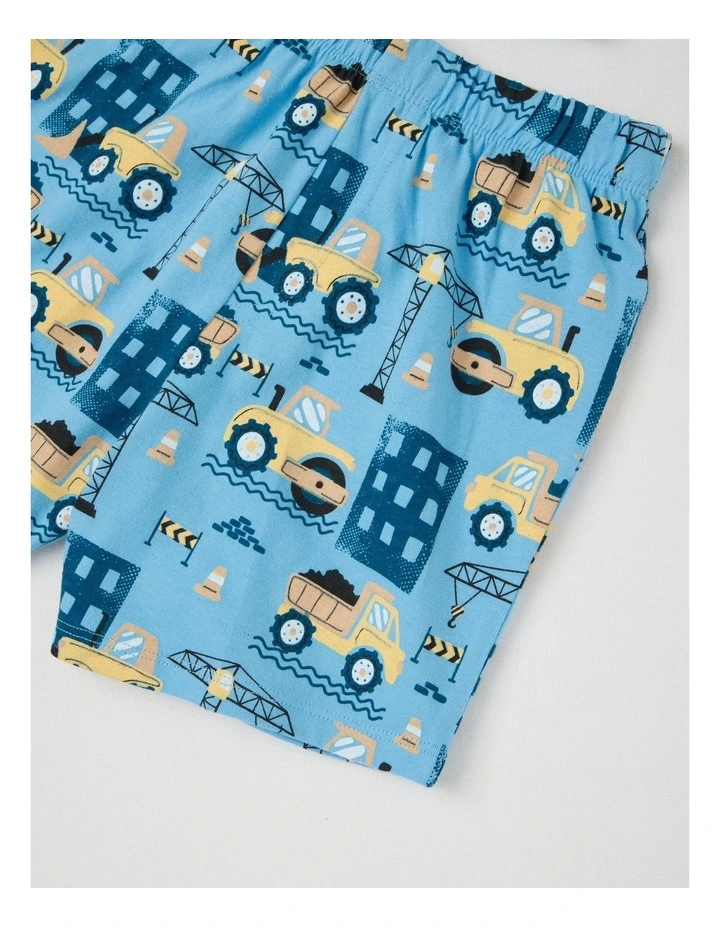 Transport Jersey Pyjamas in Pale Blue image 3