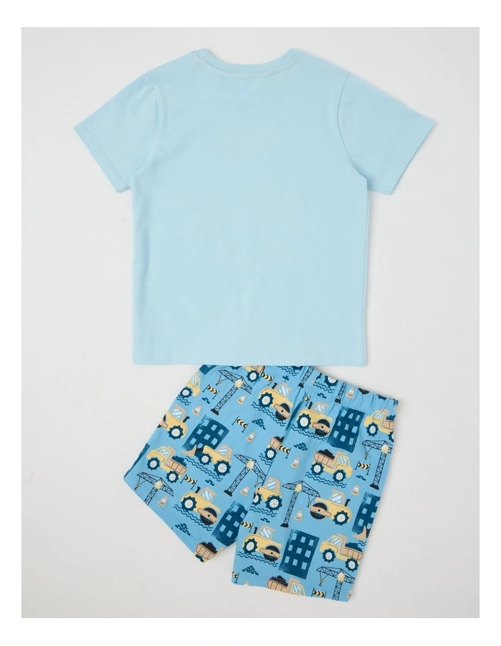 Transport Jersey Pyjamas in Pale Blue image 4
