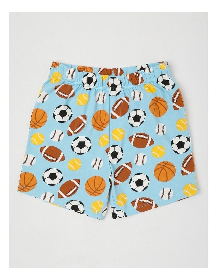 Sport Jersey Pyjamas in Sky Blue image 5