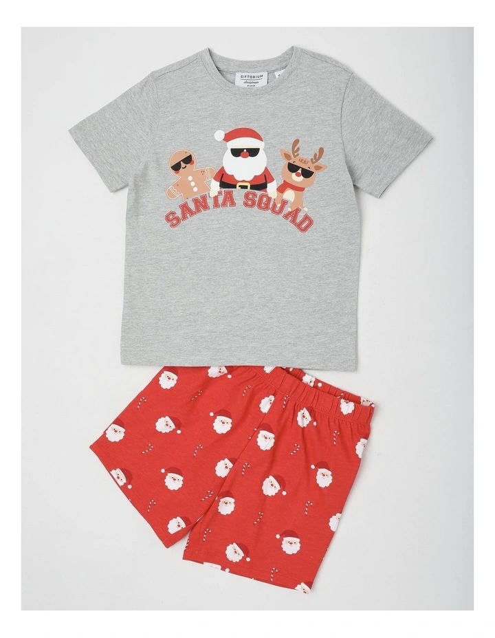 Xmas Jersey Pyjamas in Red image 1