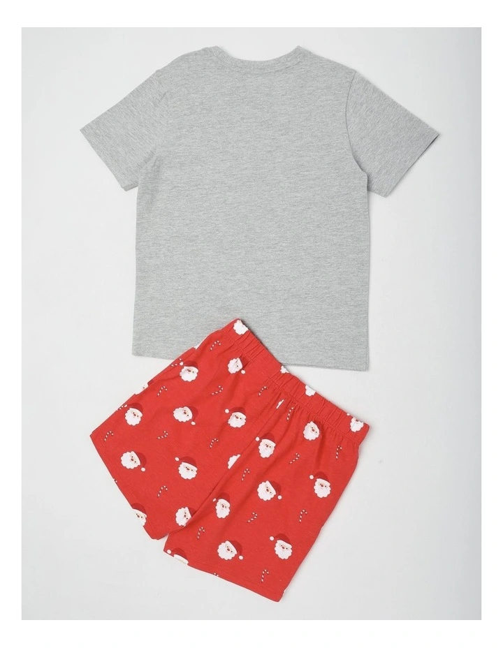 Xmas Jersey Pyjamas in Red image 3