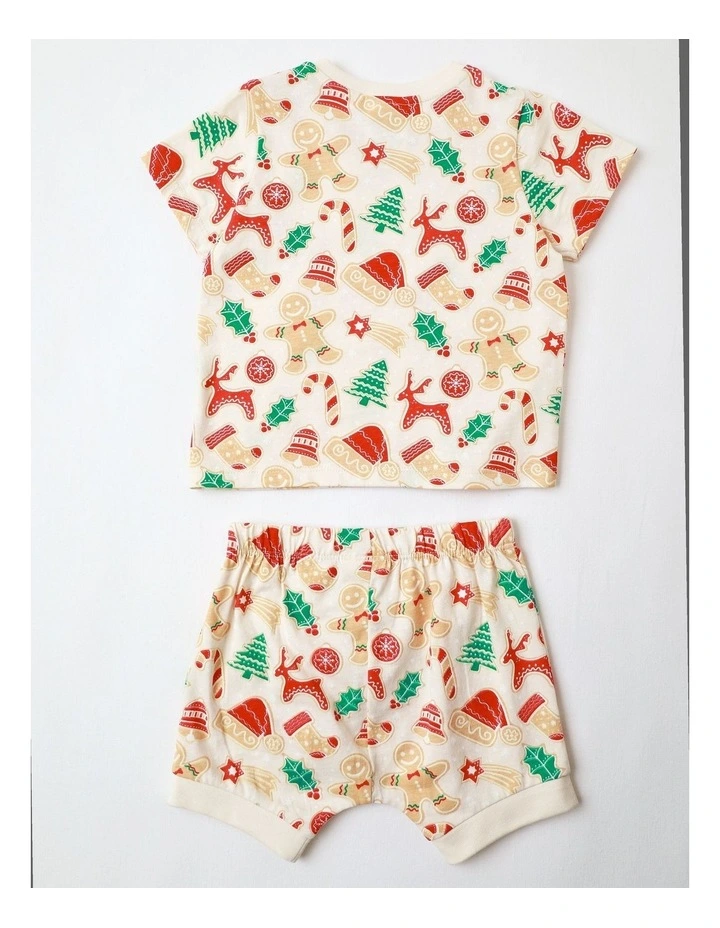 Unisex Top Xmas Pyjamas in Bone image 3
