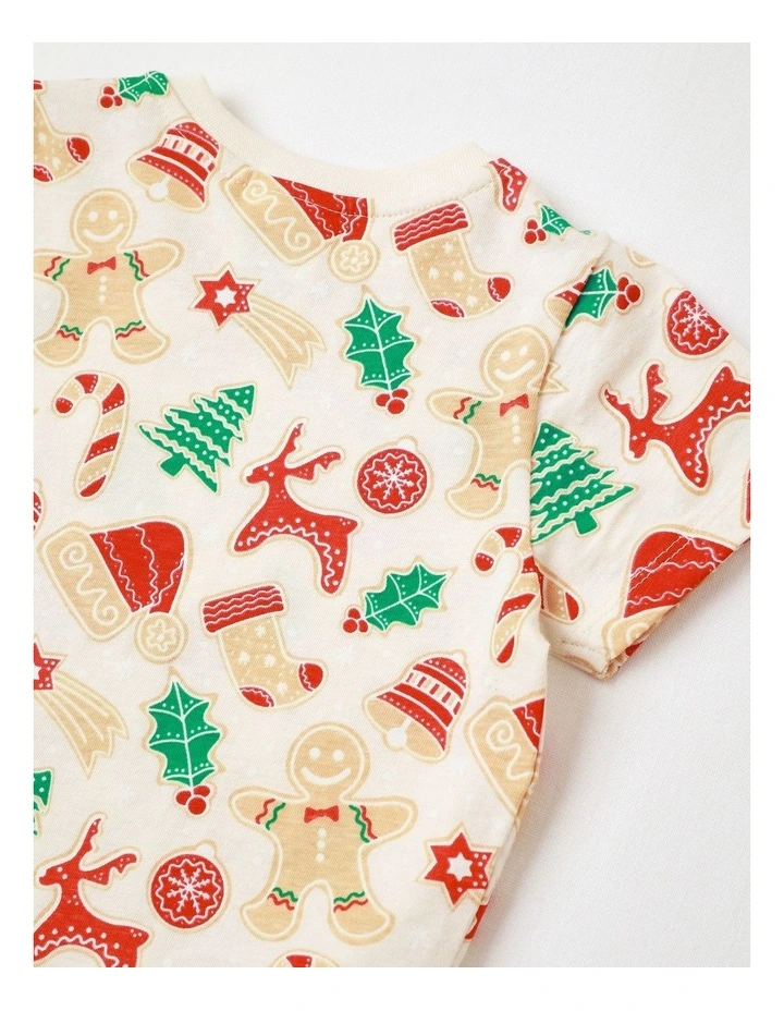Unisex Top Xmas Pyjamas in Bone image 4