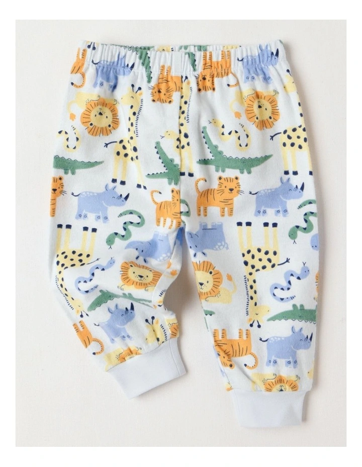 Woven Safari Pyjamas in Aqua image 4