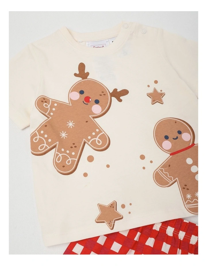 Gingerbread Pyjama Pyjamas in Bone image 2