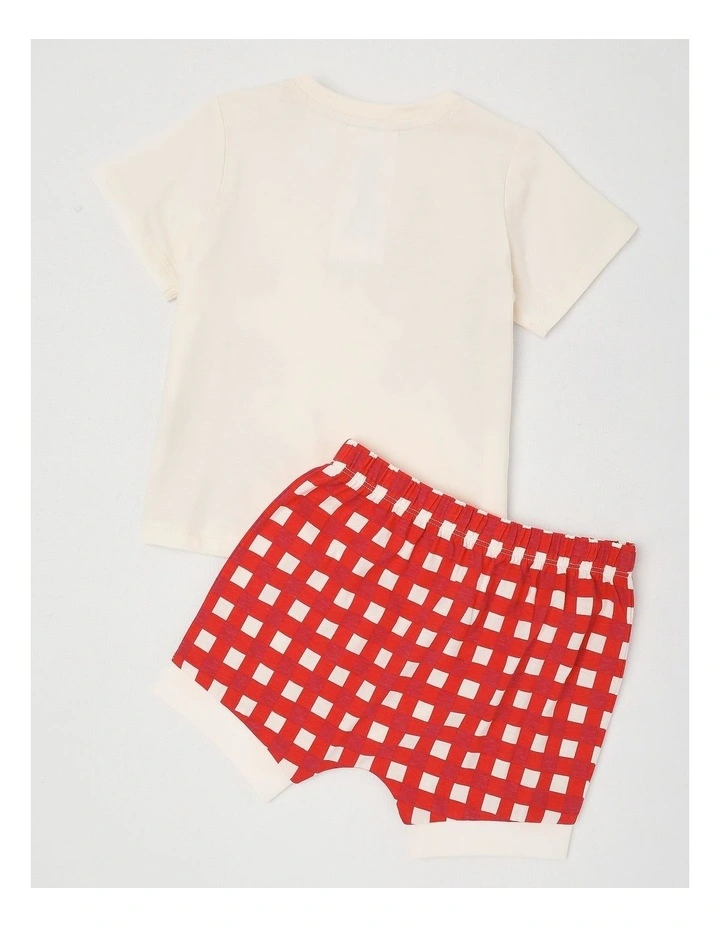 Gingerbread Pyjama Pyjamas in Bone image 3