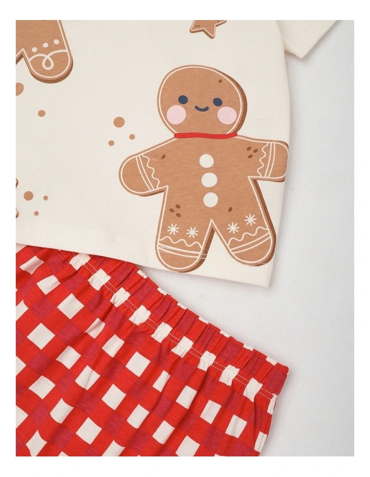 Gingerbread Pyjama Pyjamas in Bone image 4