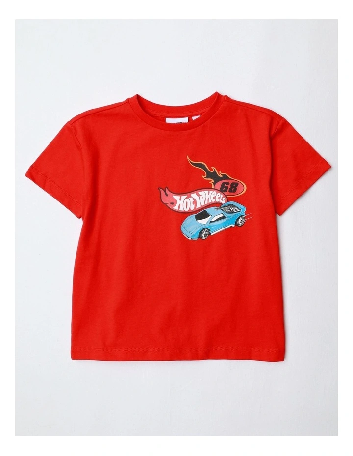 Back Catalogue T-Shirt in Red image 1