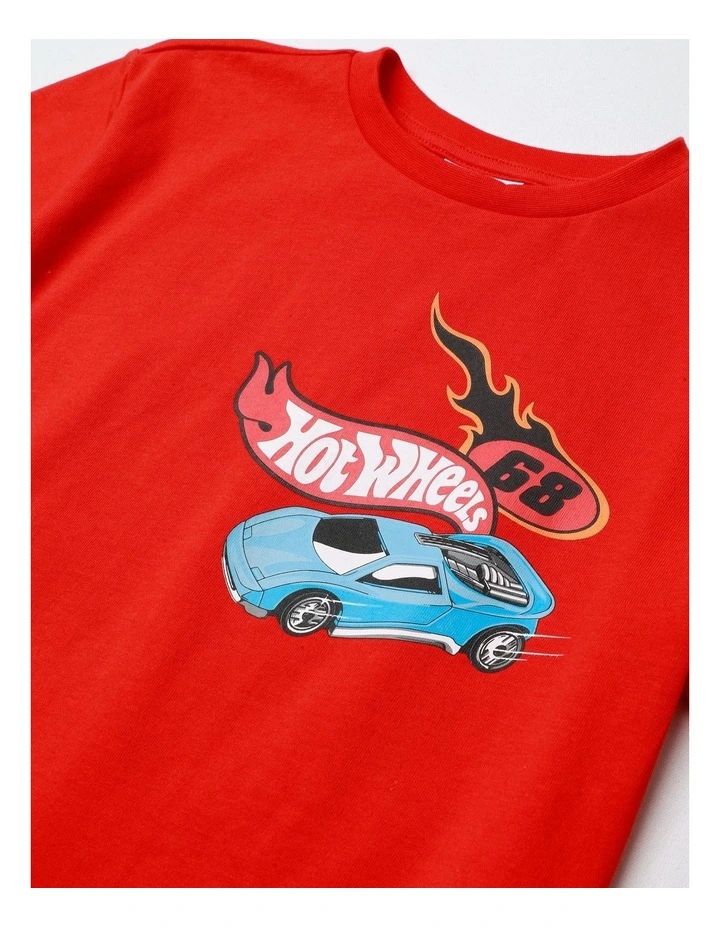 Back Catalogue T-Shirt in Red image 2