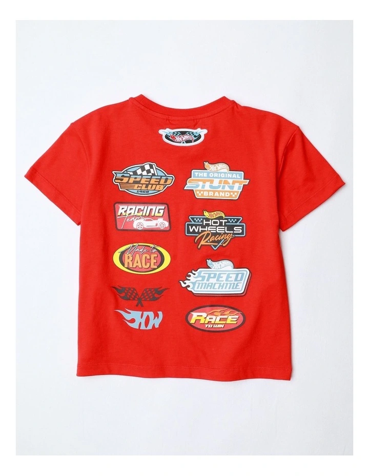 Back Catalogue T-Shirt in Red image 3