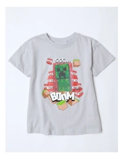 Minecraft Interactive T/Shirt in Gunmetal