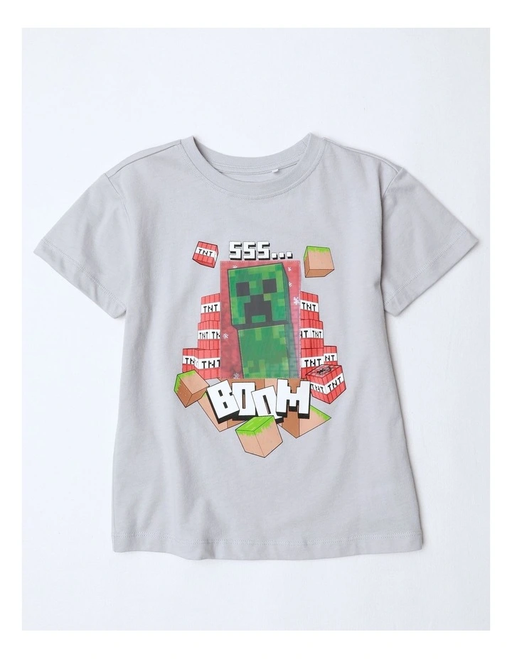 Minecraft Interactive T/Shirt in Gunmetal image 1