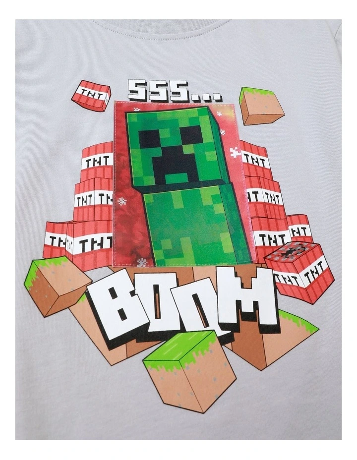 Minecraft Interactive T/Shirt in Gunmetal image 2