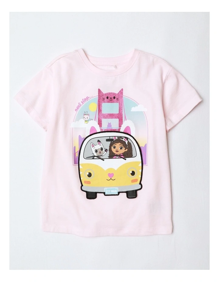 Gabby's Dollhouse Interactive T-Shirt in Light Pink image 1