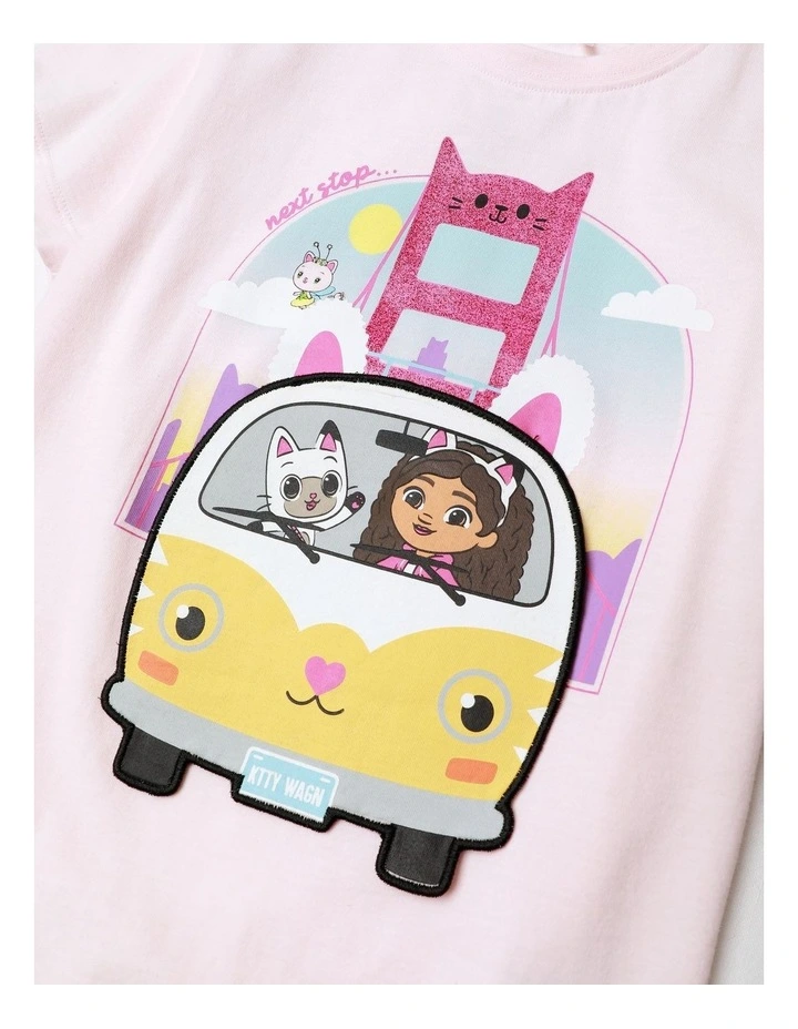 Gabby's Dollhouse Interactive T-Shirt in Light Pink image 2