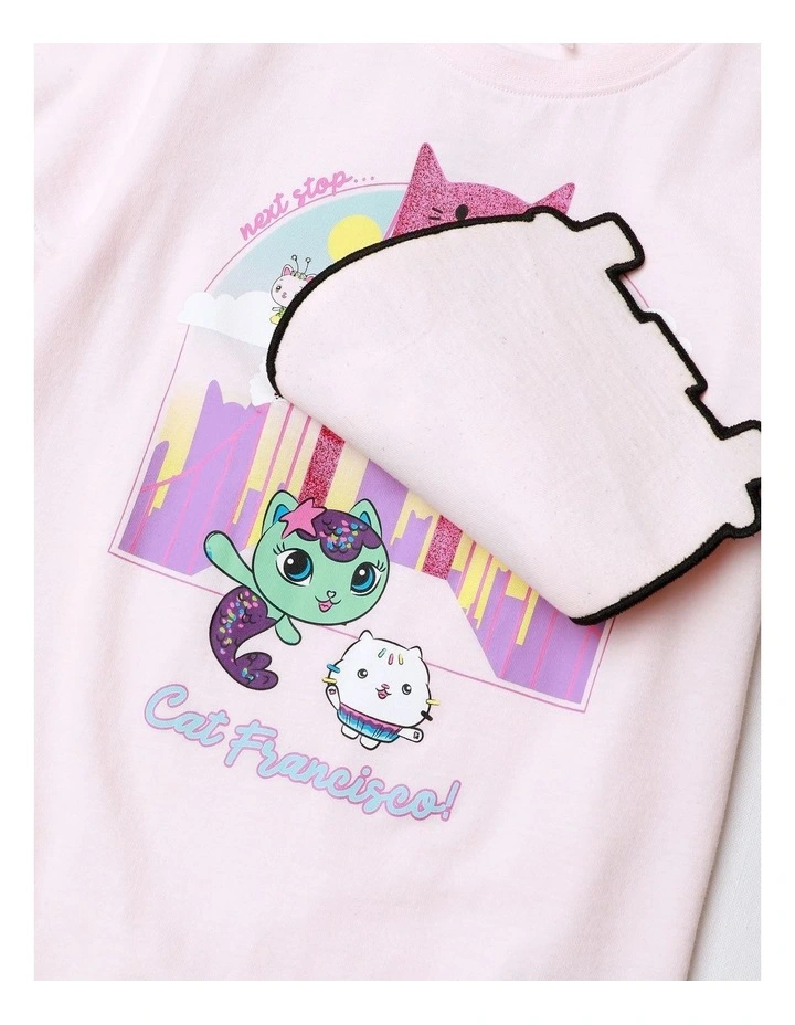 Gabby's Dollhouse Interactive T-Shirt in Light Pink image 3