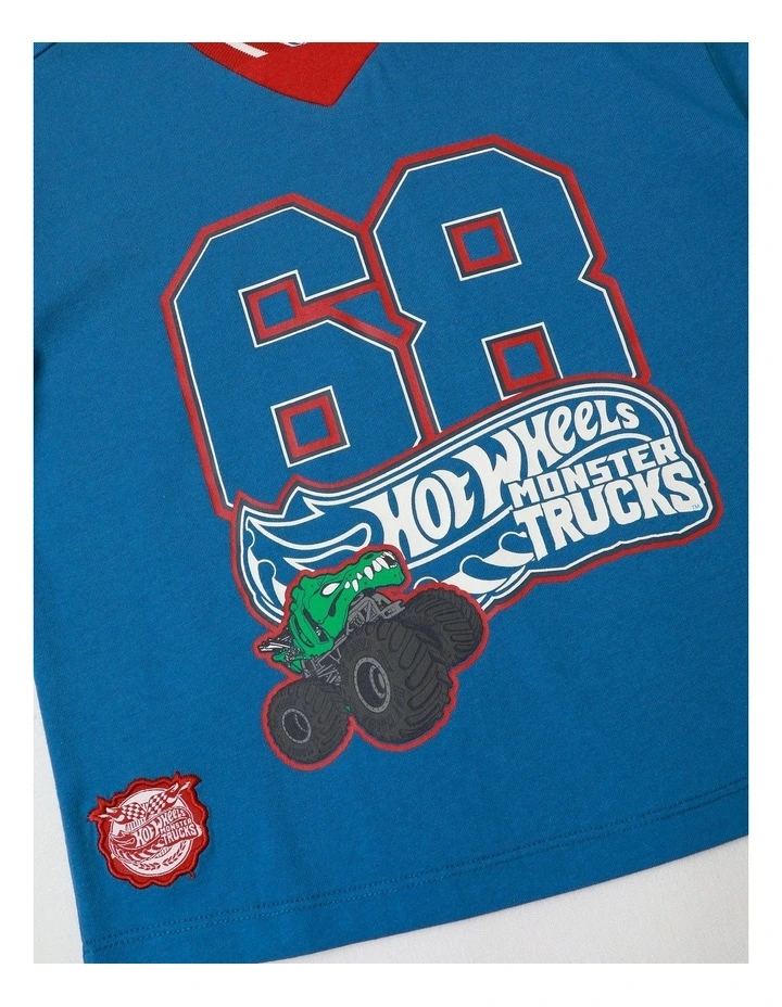Hot Wheels T/Shirt in Bright Blue image 3