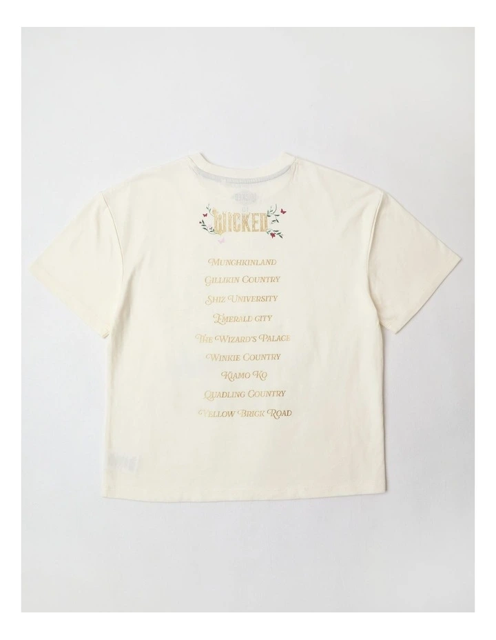 Wicked Double Photographic T/Shirt in Vanilla image 3
