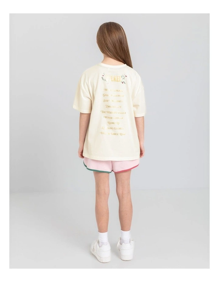 Wicked Double Photographic T/Shirt in Vanilla image 4