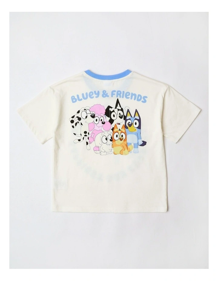 Bluey Friends T-Shirt White image 3