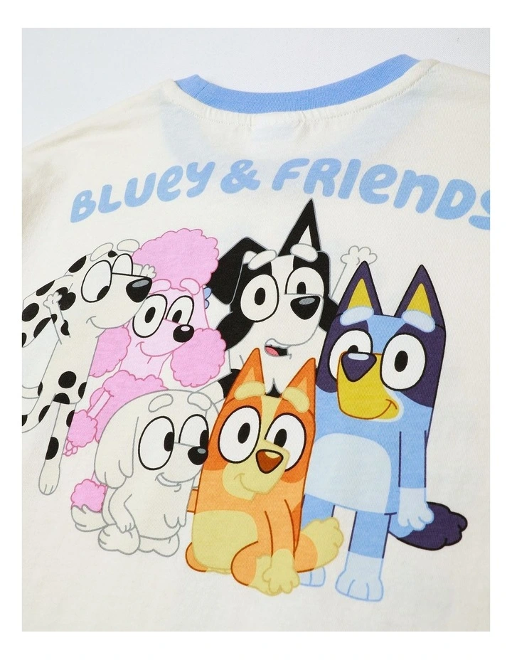 Bluey Friends T-Shirt White image 4