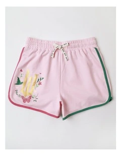 Wicked Double Colour Terry Shorts in Vanilla